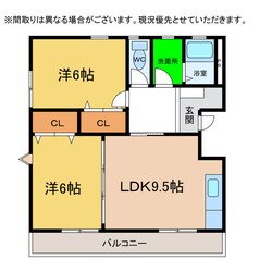 シャンゼリゼ壱番館の物件間取画像